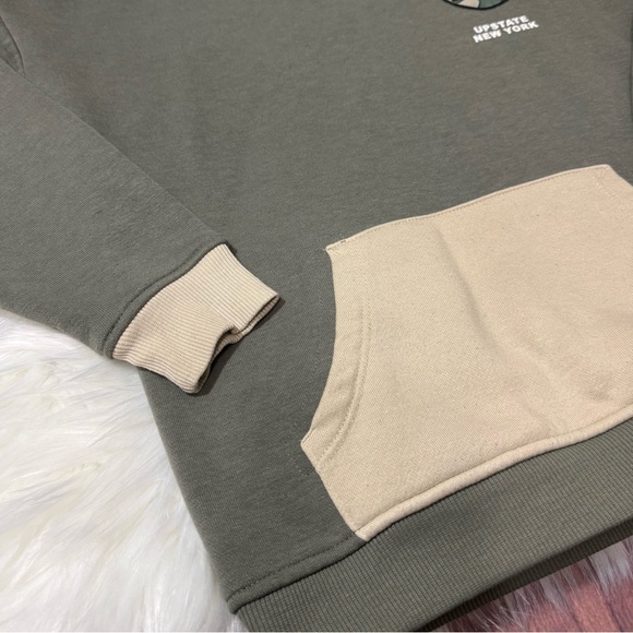 Primark Dino Skate Park Pullover Hoodie Boys Size 7-8 Yrs - Picture 5 of 16